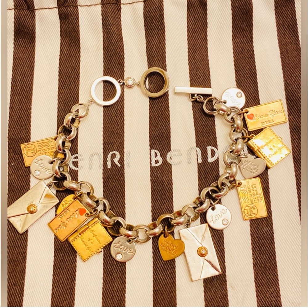 Henri Bendel Love Letters Charm Bracelet